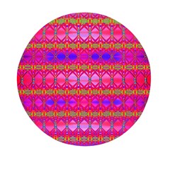 Pink Mirrors Mini Round Pill Box (pack Of 5) by Thespacecampers