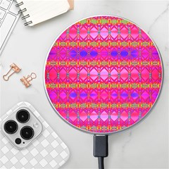 Pink Mirrors Wireless Charger by Thespacecampers