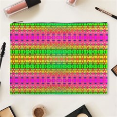 Peace And Love Cosmetic Bag (xl) by Thespacecampers