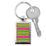 Peace And Love Key Chain (Rectangle) Front