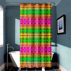 Peace And Love Shower Curtain 36  X 72  (stall)  by Thespacecampers