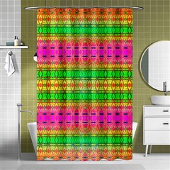 Peace And Love Shower Curtain 48  X 72  (small)  by Thespacecampers