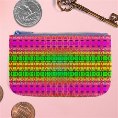 Peace And Love Large Coin Purse by Thespacecampers