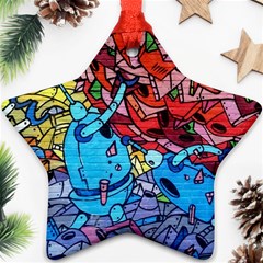 Graffiti-wall-mural-painting-arts Ornament (star)