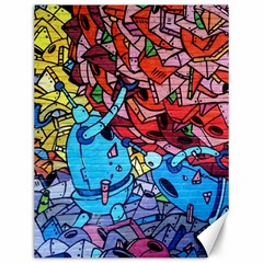 Graffiti-wall-mural-painting-arts Canvas 12  X 16  by Simbadda