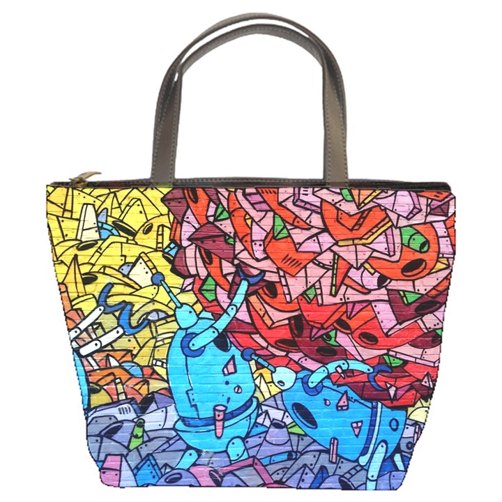 Graffiti-wall-mural-painting-arts Bucket Bag