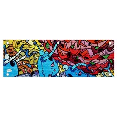 Graffiti-wall-mural-painting-arts Banner And Sign 6  X 2  by Simbadda