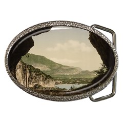 Ponale Road, Garda, Italy  Belt Buckles by ConteMonfrey