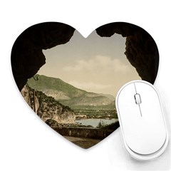 Ponale Road, Garda, Italy  Heart Mousepads