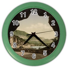 Ponale Road, Garda, Italy  Color Wall Clock by ConteMonfrey