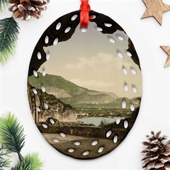 Ponale Road, Garda, Italy  Ornament (oval Filigree) by ConteMonfrey