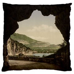 Ponale Road, Garda, Italy  Standard Flano Cushion Case (two Sides) by ConteMonfrey