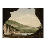 Ponale Road, Garda, Italy  Double Sided Flano Blanket (Mini)  35 x27  Blanket Front