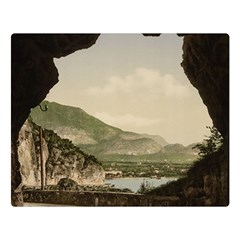 Ponale Road, Garda, Italy  Double Sided Flano Blanket (large)  by ConteMonfrey