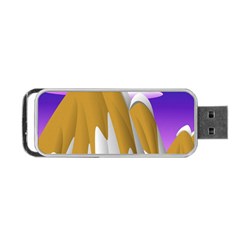 Europa Positive Thinking Mountain Portable Usb Flash (two Sides) by Wegoenart