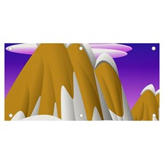 Europa Positive Thinking Mountain Banner And Sign 6  X 3  by Wegoenart