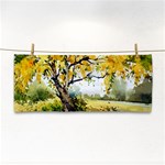 Landscape Painting Meadow Garden Hand Towel Front