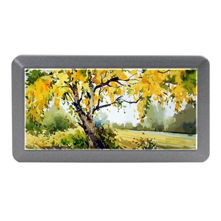 Landscape Painting Meadow Garden Memory Card Reader (Mini)