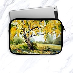 Landscape Painting Meadow Garden Apple Ipad Mini Zipper Cases by Wegoenart