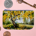 Landscape Painting Meadow Garden Large Coin Purse Front