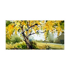 Landscape Painting Meadow Garden Yoga Headband