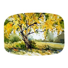 Landscape Painting Meadow Garden Mini Square Pill Box by Wegoenart