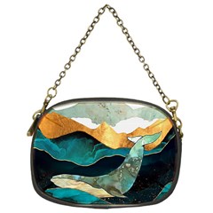 Ocean Whale Painting Sea Undersea Chain Purse (one Side) by Wegoenart