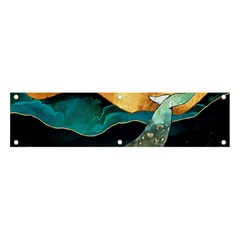 Ocean Whale Painting Sea Undersea Banner And Sign 4  X 1 