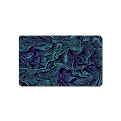 Abstract Waves Background Texture Wave Magnet (name Card) by Wegoenart