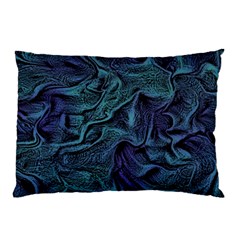 Abstract Waves Background Texture Wave Pillow Case by Wegoenart