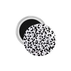 Black And White Leopard Print Jaguar Dots 1 75  Magnets by ConteMonfrey