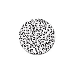 Black And White Leopard Print Jaguar Dots Golf Ball Marker by ConteMonfrey