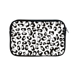 Black And White Leopard Print Jaguar Dots Apple Macbook Pro 13  Zipper Case by ConteMonfrey