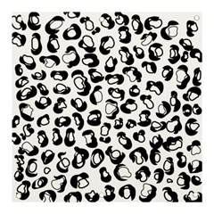 Black And White Leopard Print Jaguar Dots Banner And Sign 3  X 3  by ConteMonfrey