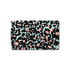 Blue And Pink Jaguar Dots Leopard Black And White Leopard Print Jaguar Dots Magnet (name Card) by ConteMonfrey