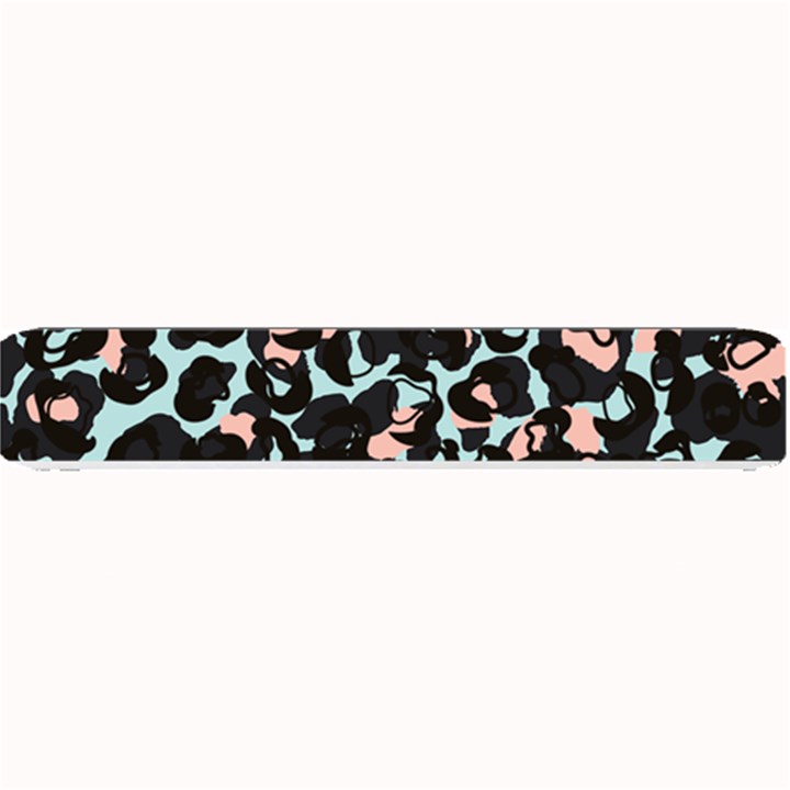 Blue And Pink Jaguar Dots Leopard Black And White Leopard Print Jaguar Dots Small Bar Mats