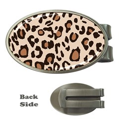 Leopard Jaguar Dots Money Clips (Oval) 