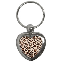 Leopard Jaguar Dots Key Chain (Heart)