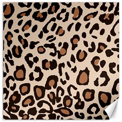 Leopard Jaguar Dots Canvas 12  x 12 