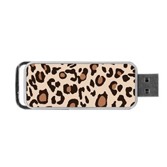 Leopard Jaguar Dots Portable USB Flash (One Side)