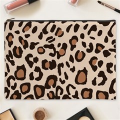 Leopard Jaguar Dots Cosmetic Bag (xxxl) by ConteMonfrey