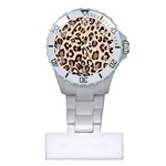 Leopard Jaguar Dots Plastic Nurses Watch Front