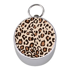 Leopard Jaguar Dots Mini Silver Compasses by ConteMonfrey