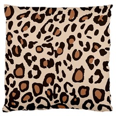 Leopard Jaguar Dots Standard Flano Cushion Case (Two Sides)