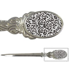 Grey And Black Jaguar Dots Letter Opener by ConteMonfrey