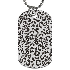 Grey And Black Jaguar Dots Dog Tag (two Sides) by ConteMonfrey