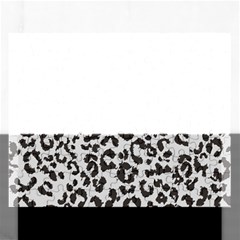 Grey And Black Jaguar Dots Rectangular Jigsaw Puzzl by ConteMonfrey