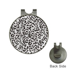 Grey And Black Jaguar Dots Hat Clips With Golf Markers by ConteMonfrey