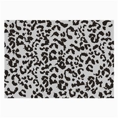 Grey And Black Jaguar Dots Large Glasses Cloth by ConteMonfrey