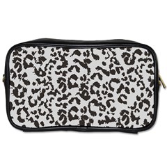 Grey And Black Jaguar Dots Toiletries Bag (two Sides) by ConteMonfrey